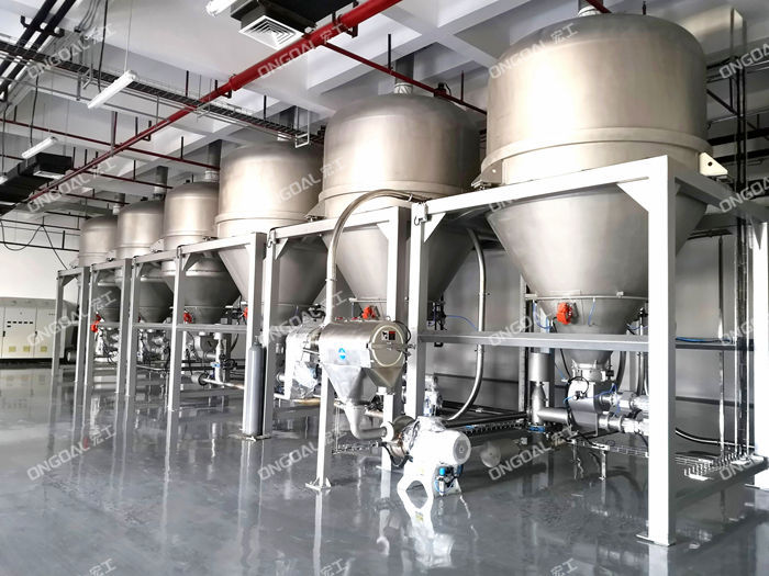 負壓氣力輸送稱量配料系統