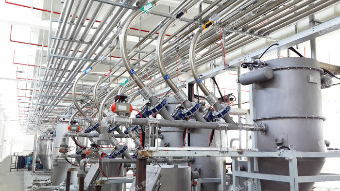 聚合物原料氣力輸送系統 聚合物原料氣力輸送系統
