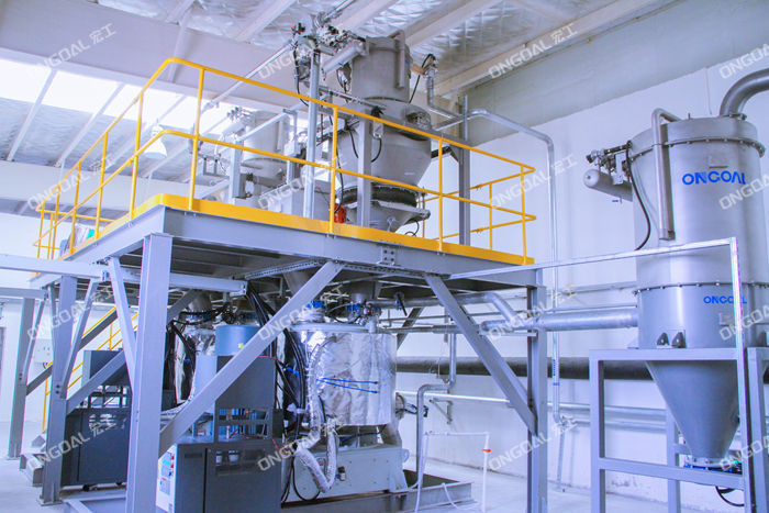 洗浴用品原料氣力輸送系統 洗浴用品原料氣力輸送系統