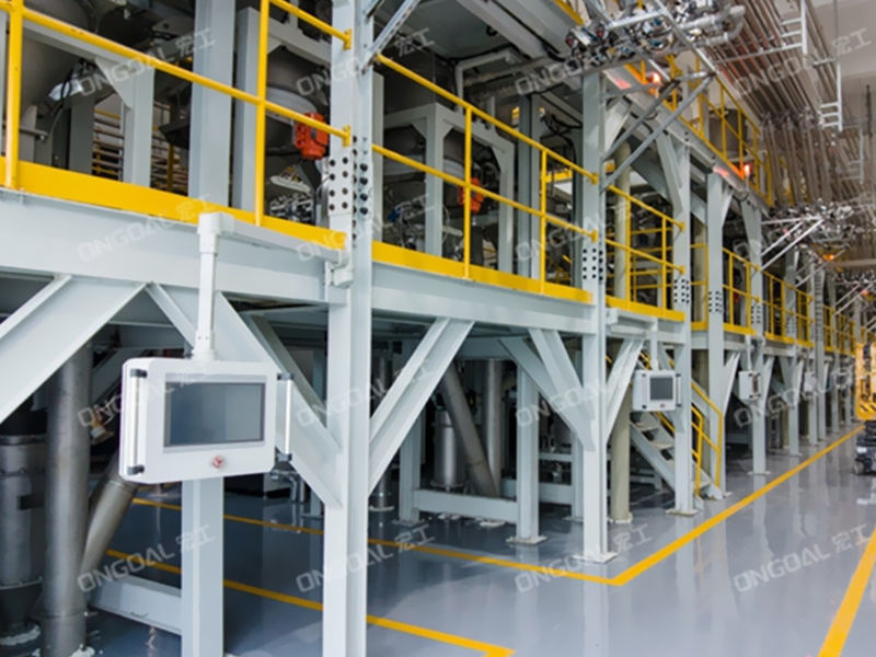 寧波某上市企業可降解塑料自動輸送配料案例