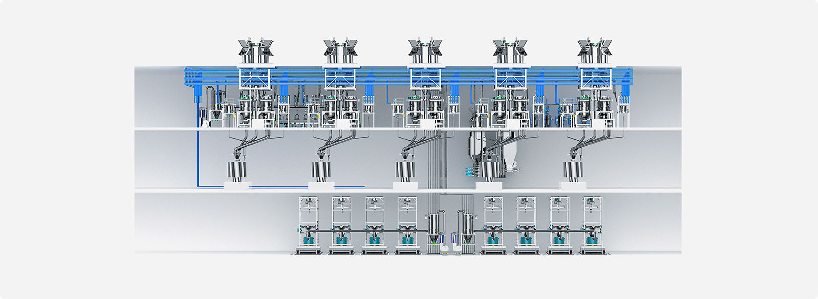 氣力輸送內容示意圖