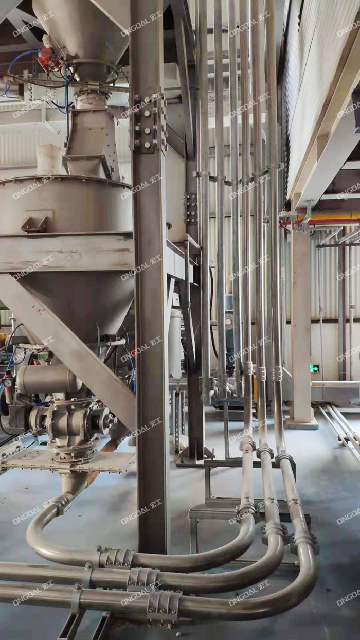 綠泥石粉氣力輸送系統