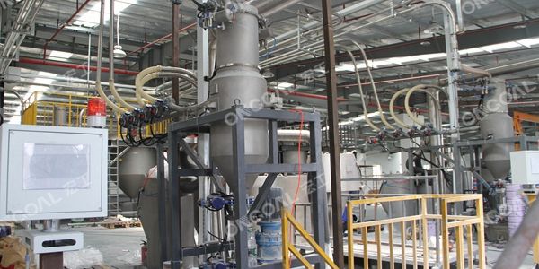 PVC生產(chǎn)線的自動供料系統(tǒng)