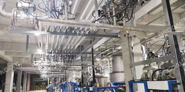 鋰電池生產線正負極材料氣力輸送應用